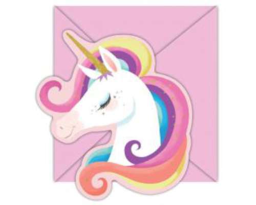 Unicorn Magic Invitations